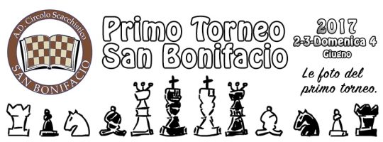 Primo torneo Scacchi San Bonifacio. 
